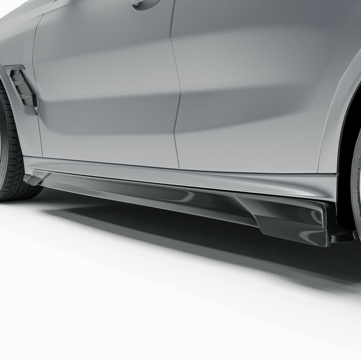 Revozport Carbon Fiber Side Skirts for BMW X6M F96 LCI (2023+)