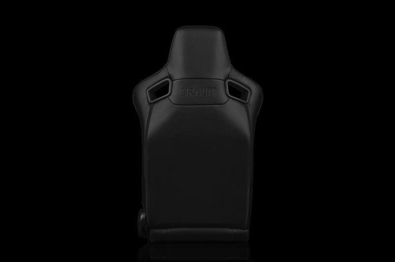 Braum Elite-X Series Sport Seats - Black Diamond (Grey Stitching) Pair - Universal