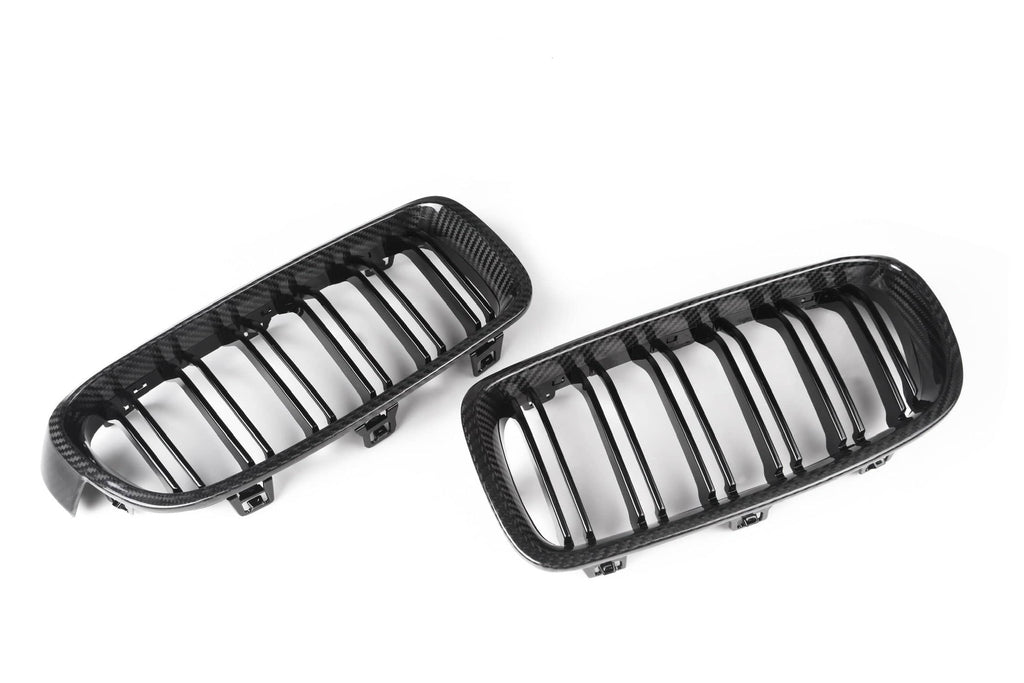 3 Series F30/F31/F35 Double Slat Dry Carbon Fiber Grill