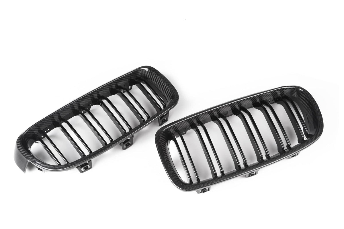 3 Series F30/F31/F35 Double Slat Dry Carbon Fiber Grill