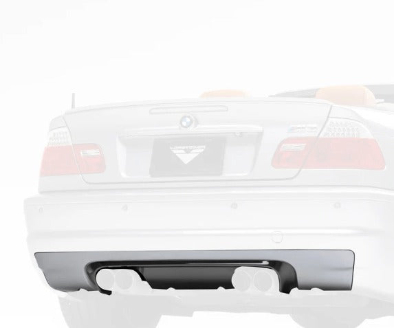 VORSTEINER BMW E46 M3 V-CSL Aero Rear Diffuser Carbon Fiber PP 1x1 Glossy