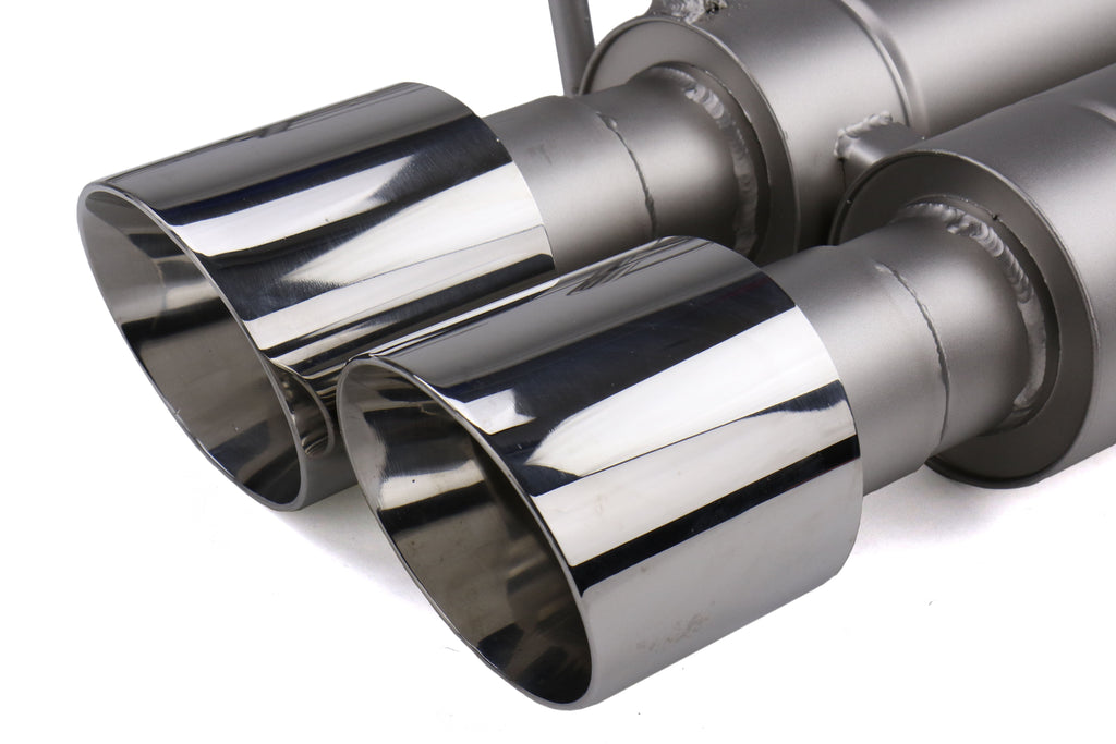 CP-E Austenite Axle Back Dual Mufflers - 2015-2021 Subaru WRX / STI
