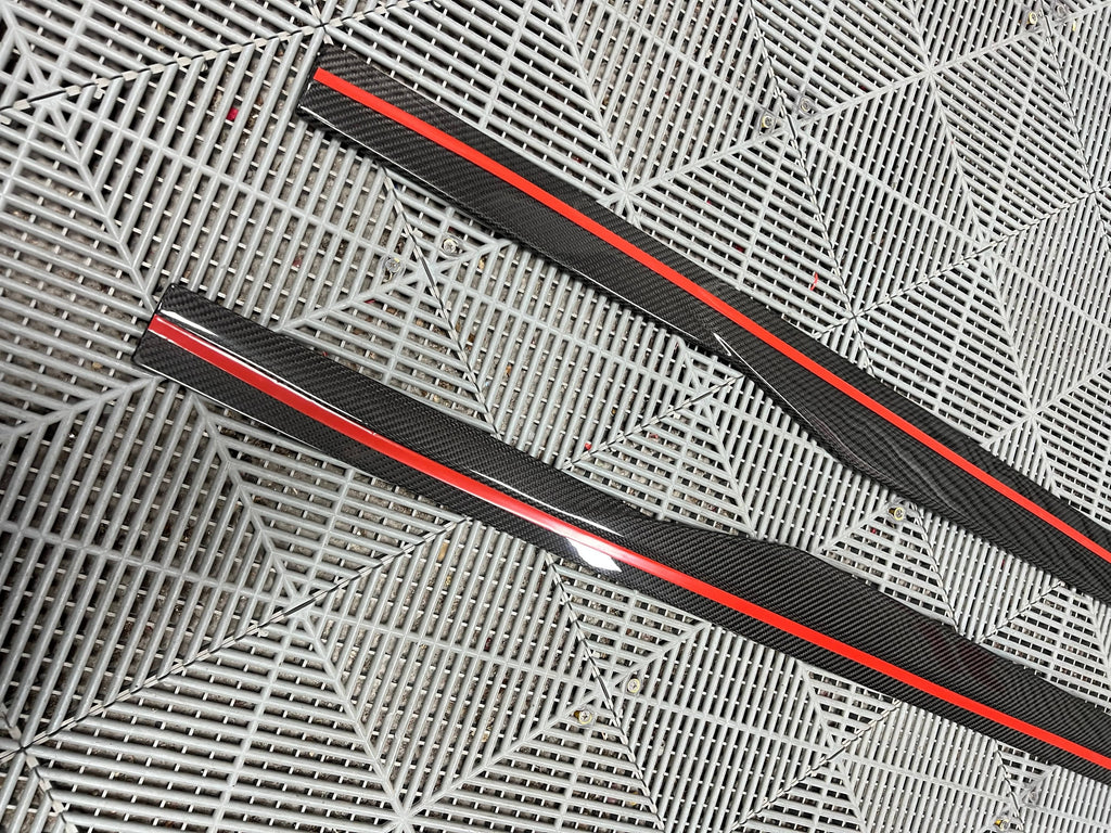 G87 Dry Carbon Fiber Side Skirt Extensions