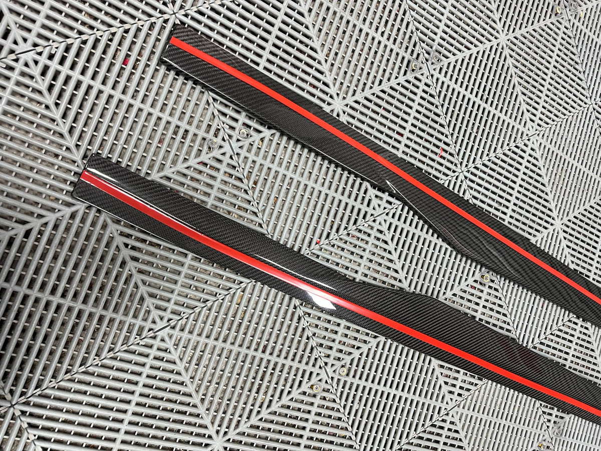 G87 Dry Carbon Fiber Side Skirt Extensions