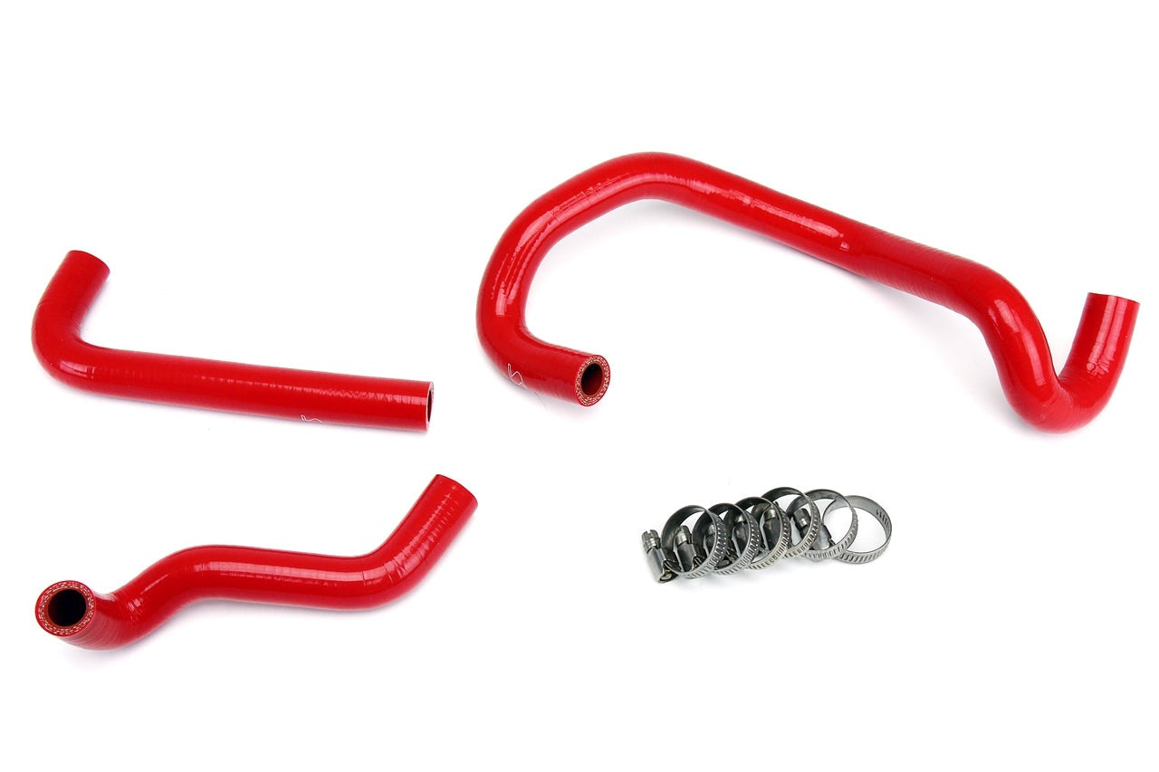 HPS Red Reinforced Silicone Heater Hose Kit Mazda 86-92 RX7 FC3S Non Turbo LHD