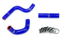HPS Blue Reinforced Silicone Radiator Hose Kit Kawasaki 98-12 KX80 KX85 KX100