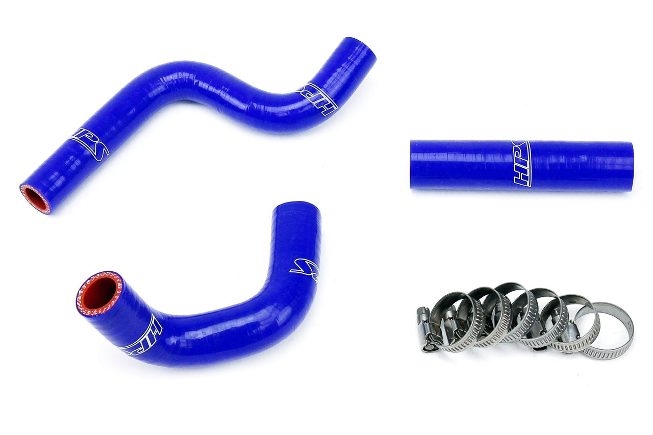 HPS Blue Reinforced Silicone Radiator Hose Kit Kawasaki 98-12 KX80 KX85 KX100
