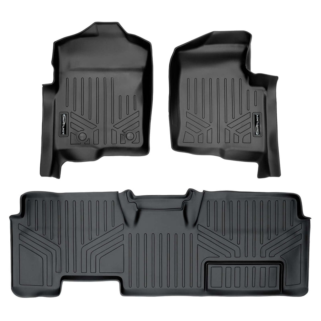 Smart TrimTM Floor Liners For 2011-2014 Ford F-150 SuperCab Non Flow Center Console