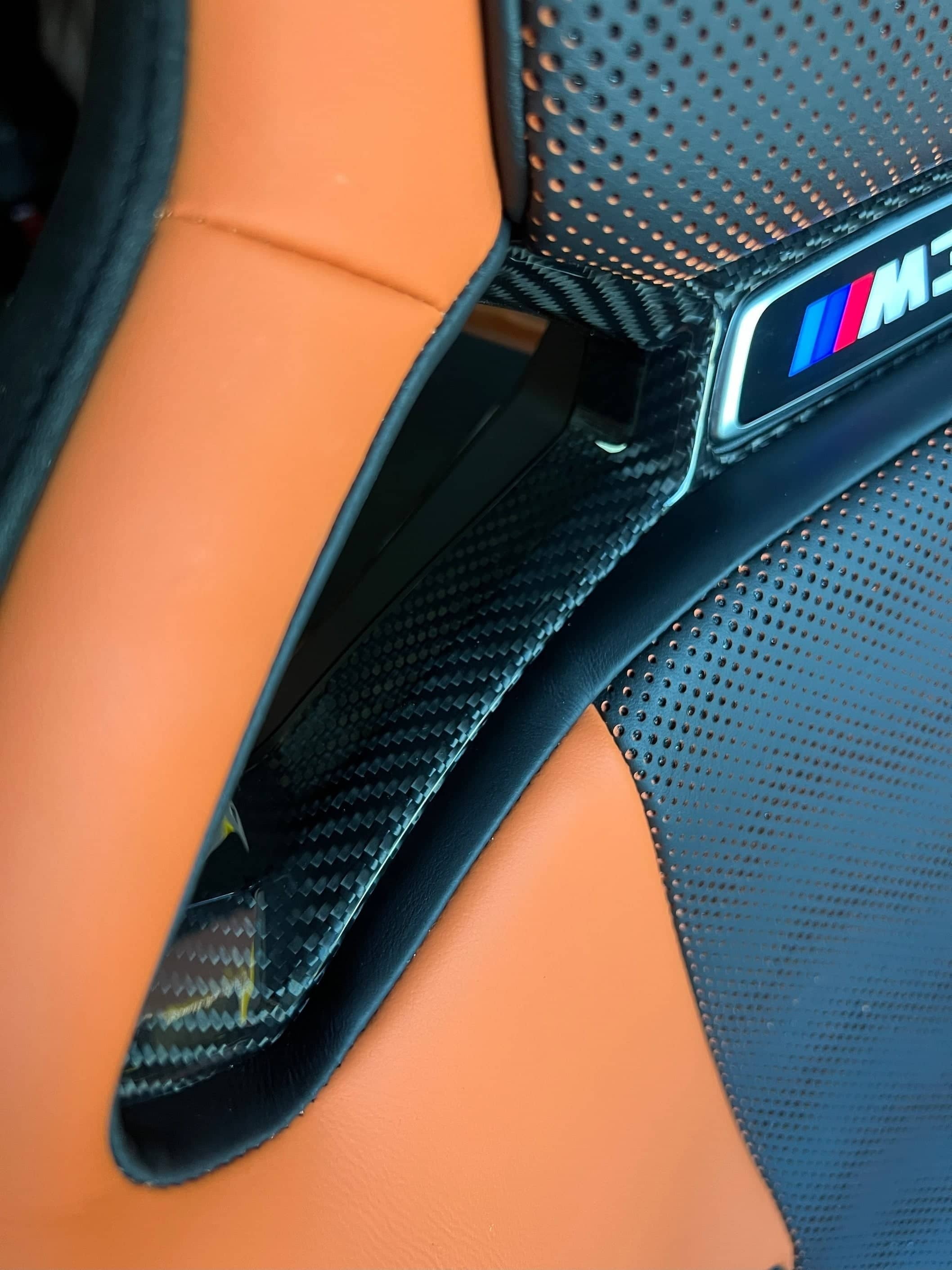 G8X Dry Carbon Fiber Bucket Seat Center Trim