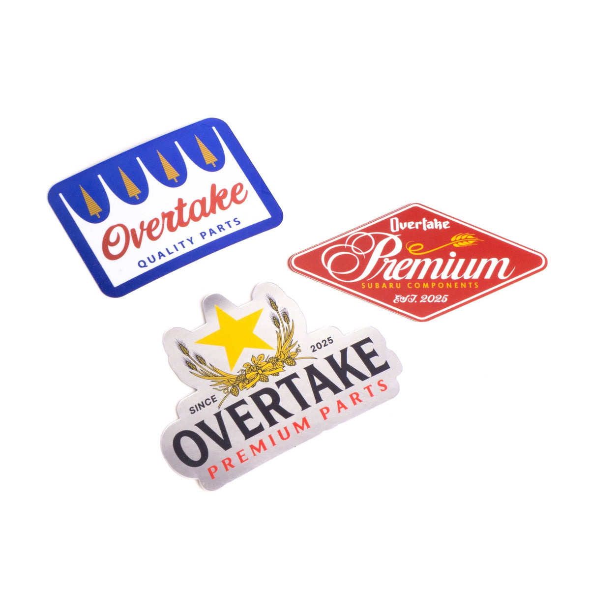 OVERTAKE Gapporo Sticker