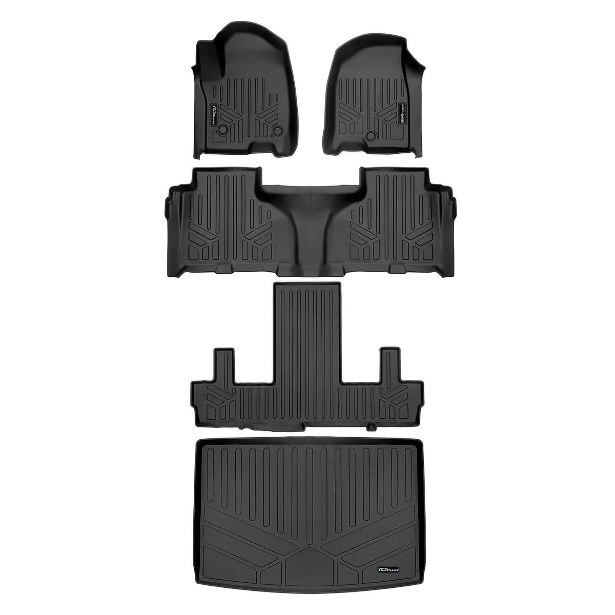 SMARTLINER Floor Liners for 2021-2026 Cadillac Escalade ESV (2nd Row Bucket)