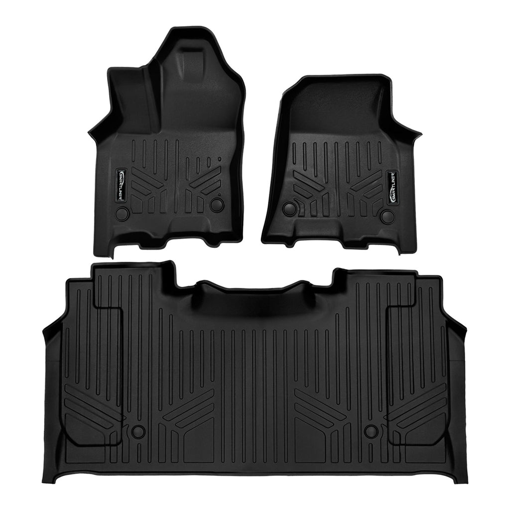 SmartCoverageTM Floor Liners For 2025-2026 Ram 1500 Crew Cab with Rear Underseat Storage Box