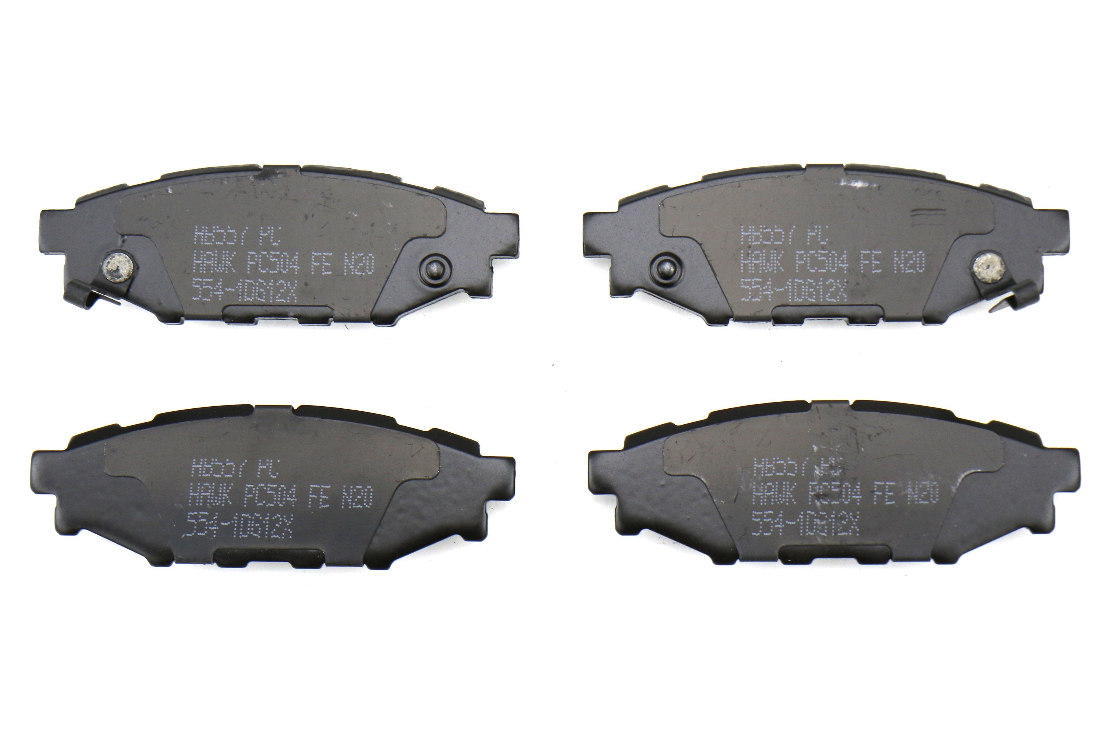 Hawk Performance Ceramic Rear Brake Pads - Subarus (inc. 15-21 WRX/ 13-20 BRZ/ 09-17 Forester/ 08-16 Impreza/ 05-14 Legacy/ 06-14 Outback/ 13-15 Crosstrek XV)