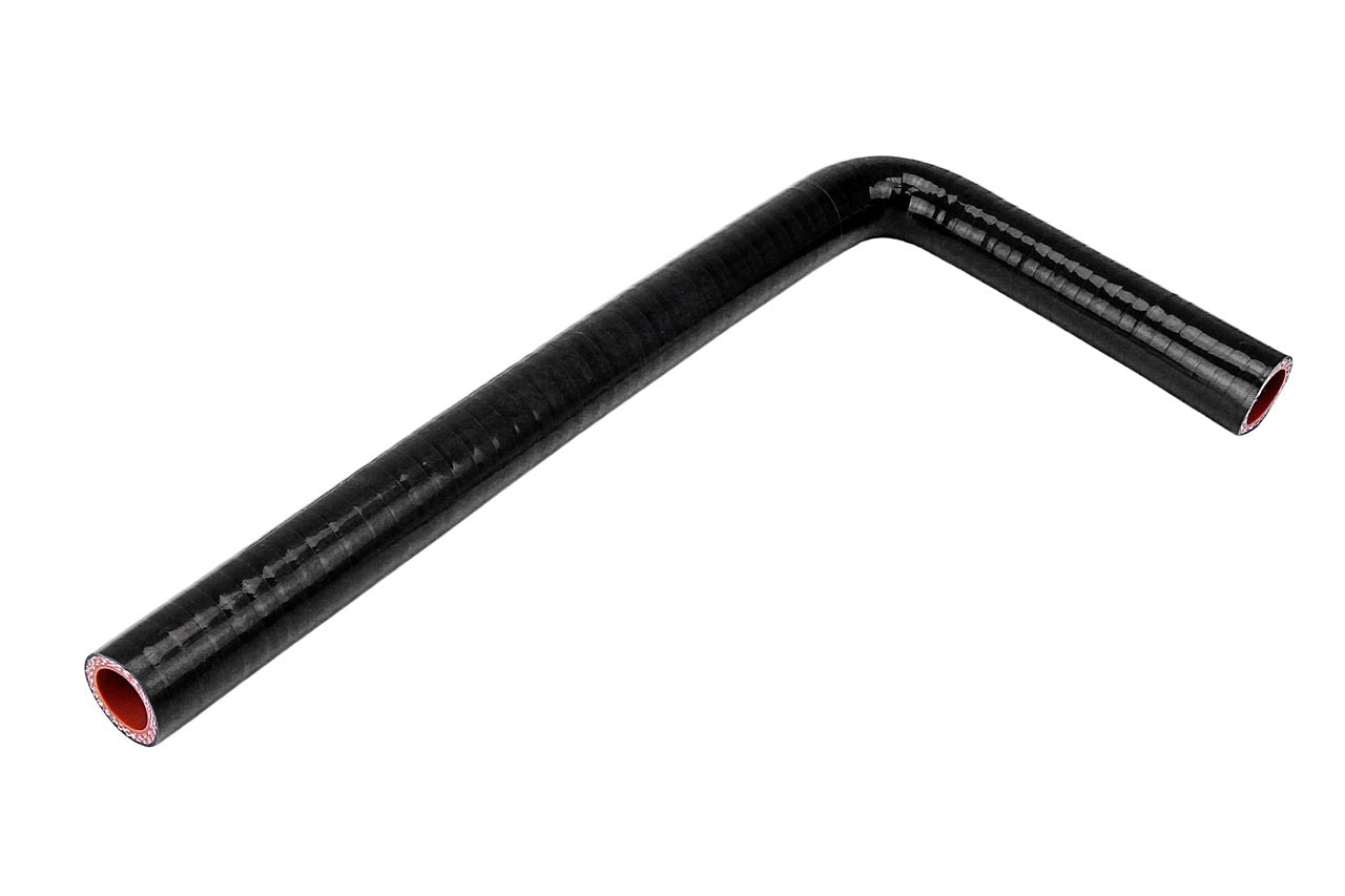 HPS 3/4" (19mm) Silicone 90 Degree Elbow Coupler Hose, High Temperature 4-ply Reinforced, Black or Blue