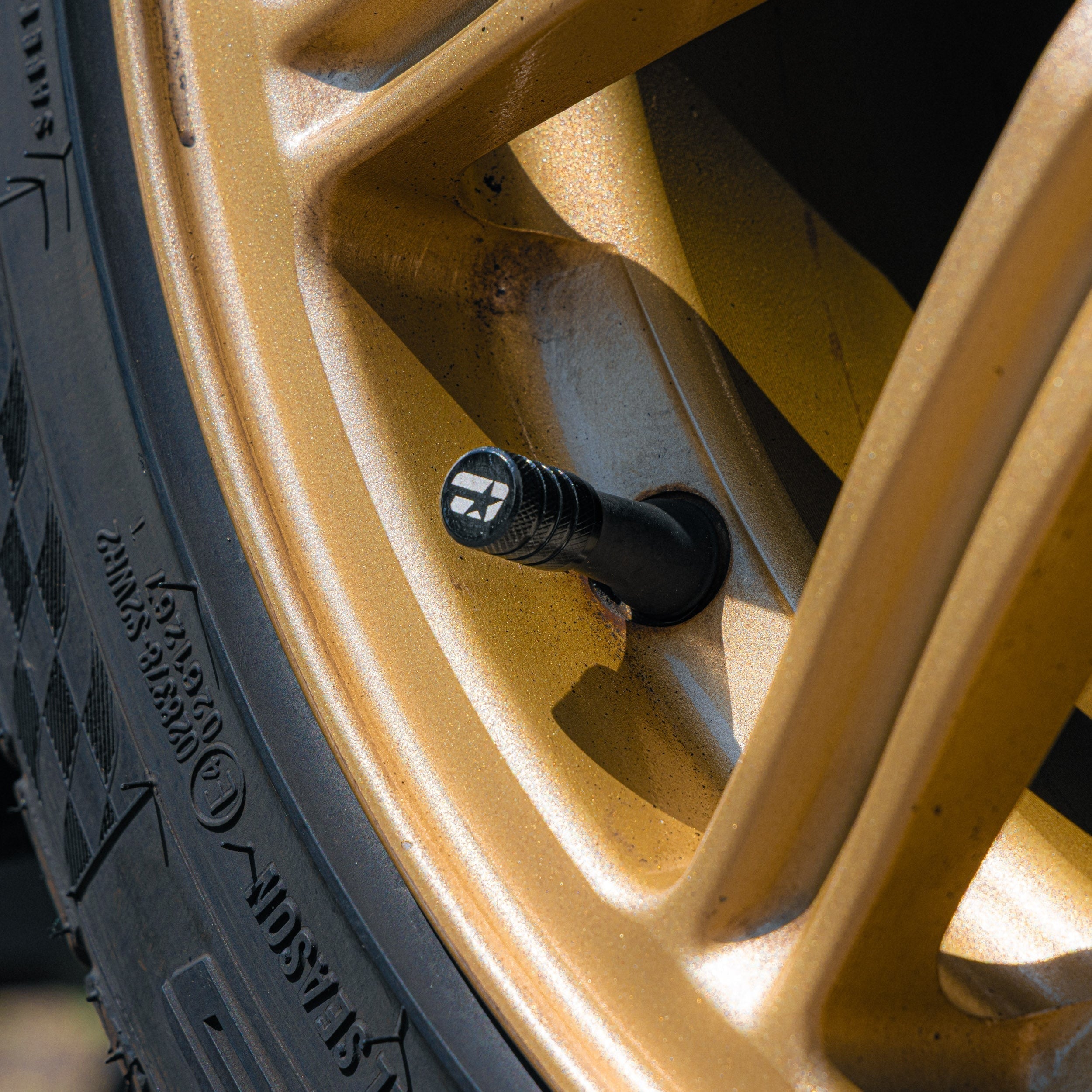 OVERTAKE Aluminum Valve Stem Caps - Subaru WRX / STI / BRZ / GR86 / Crosstrek / Impreza / Forester / Outback / Legacy