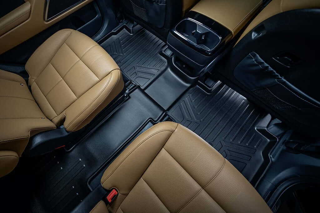 SMARTLINER Floor Liners for 2020-2025 Kia Telluride (2nd Row Bucket) with in between Coverage
