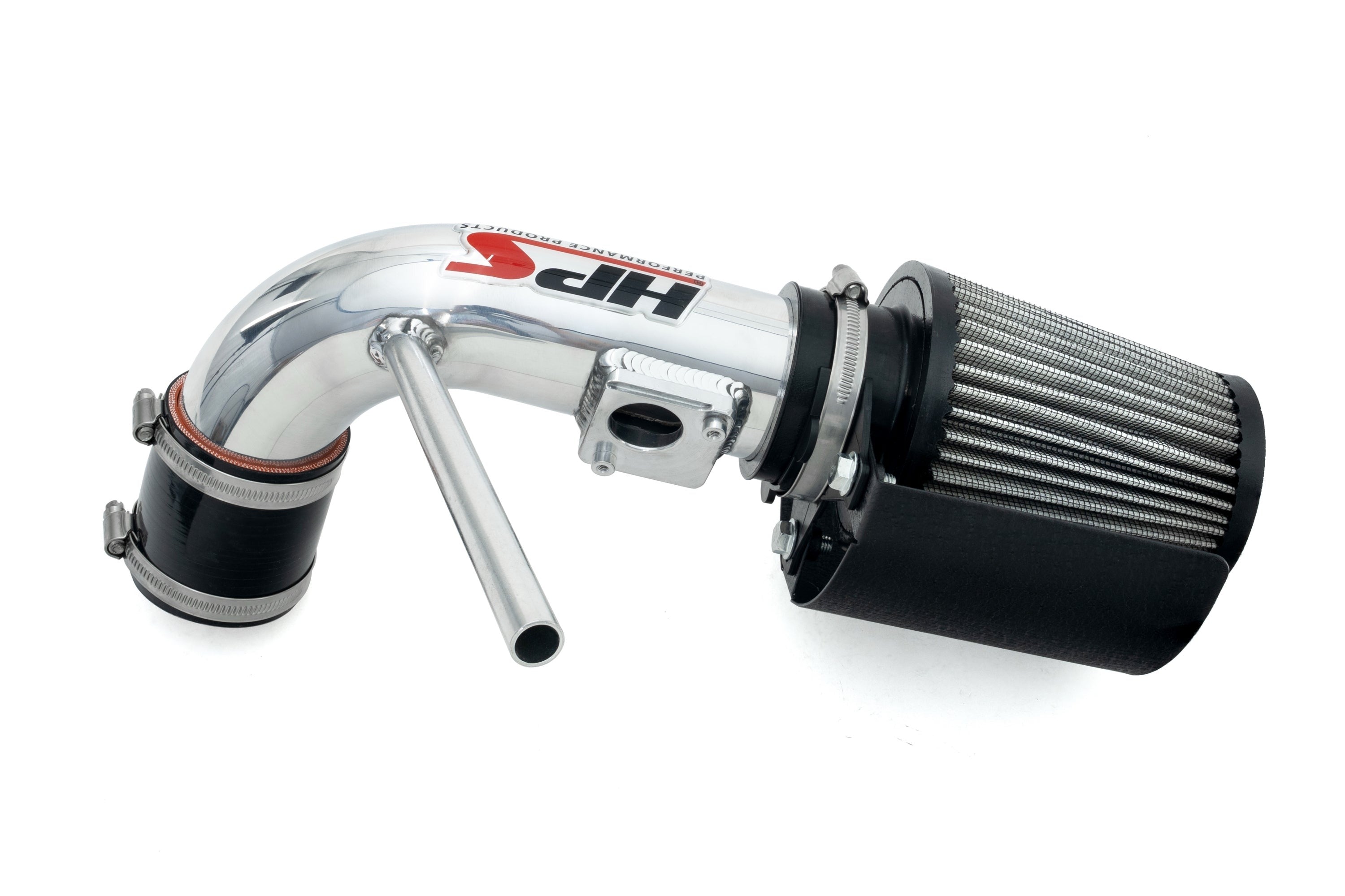 HPS Performance Air Intake Kit with Heat Shield, 2012-2017 Toyota Prius V 1.8L, Polished, 827-784P