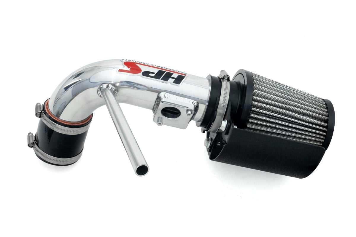 HPS Performance Air Intake Kit with Heat Shield, 2012-2017 Toyota Prius V 1.8L, Polished, 827-784P