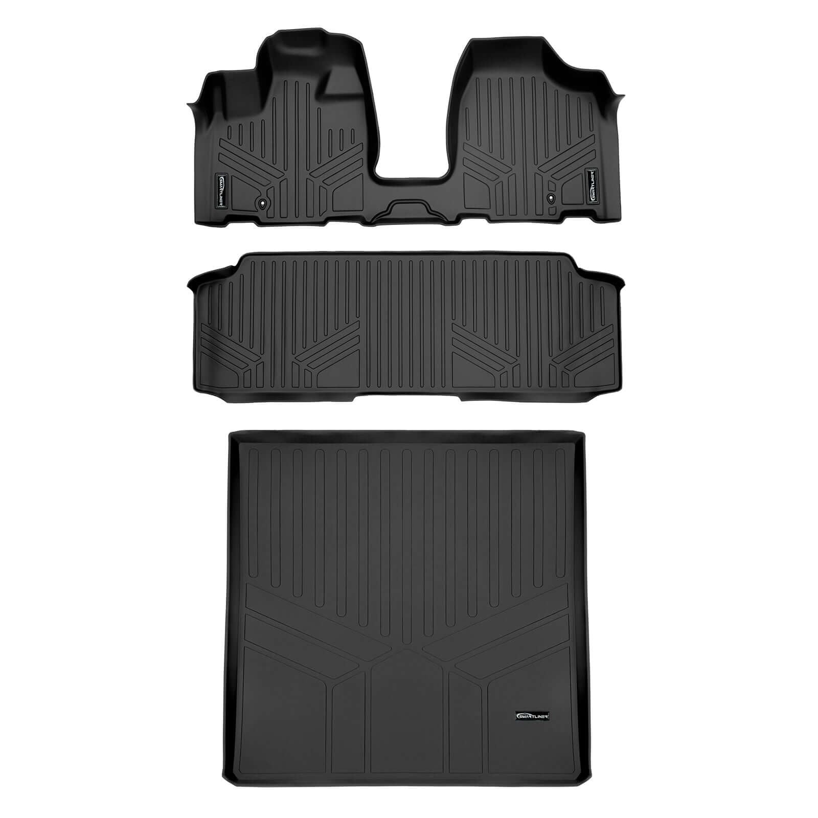 Smart TrimTM Floor Liners For 2013-2020 (2nd Row Bench) and No Super Console