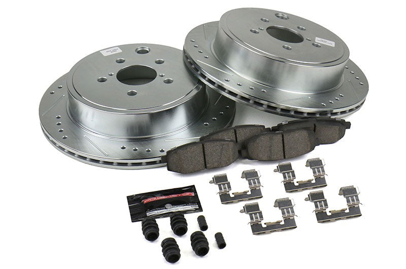 Power Stop Z23 Evolution Brake Kit (Rear) - 2013-2016 Scion FR-S / 2013-2020 Subaru BRZ / 2017-2019 Toyota 86