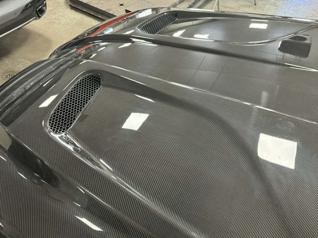 G90/G99 M5 SQ Style Dry Carbon Fiber Vented Hood
