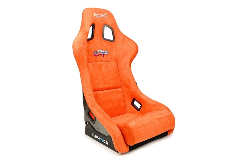 NRG Innovations FRP Ultra Edition Bucket Seat - Orange - Universal