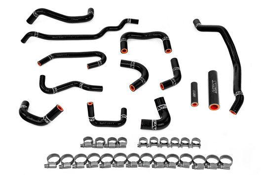 HPS Silicone Ancillary Coolant Hose Kit 2008-2014 Subaru Impreza WRX 2.5L Turbo Manual Trans, 57-2131A