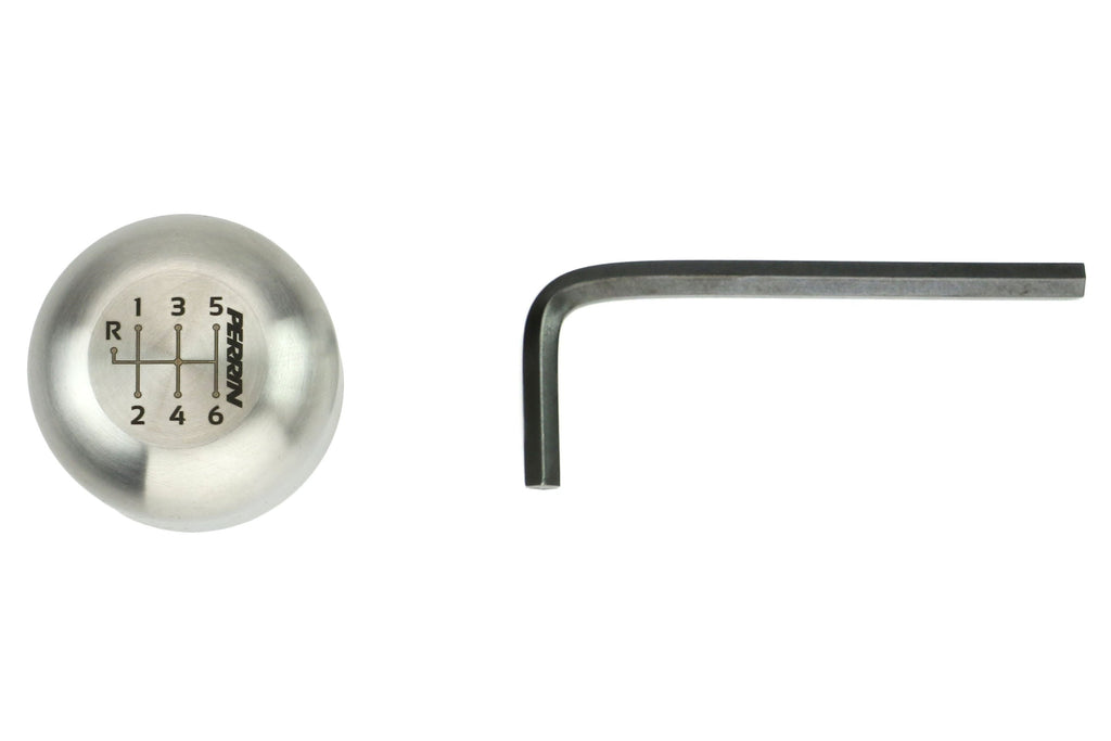 PERRIN Stainless Steel Shift Knob 6MT Large - 2013-2016 Scion FR-S / 2013-2020 Subaru BRZ / 2017-2019 Toyota 86