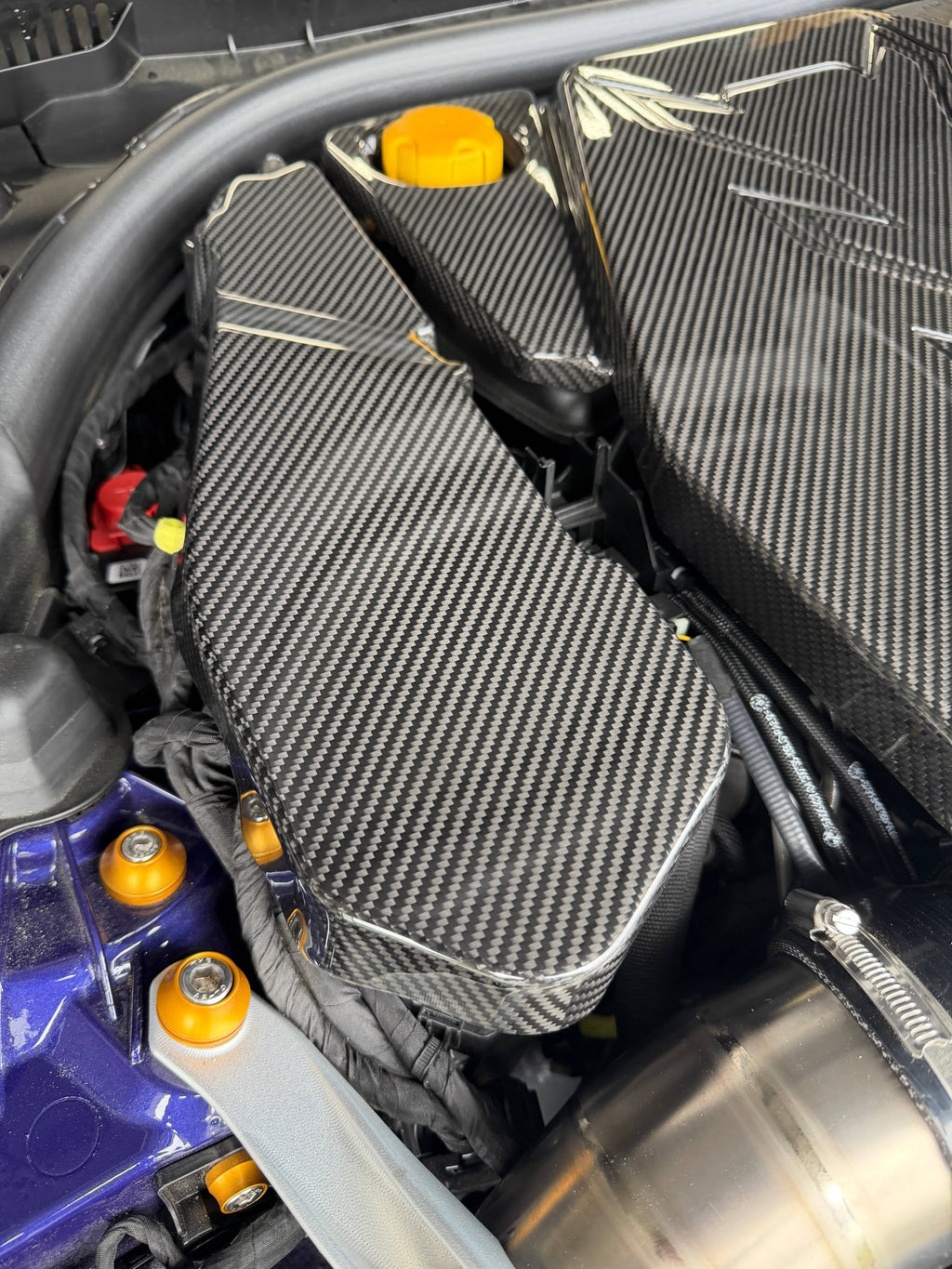 G90/G99 M5 OEM Style Dry Carbon Fiber Engine Accessory Covers