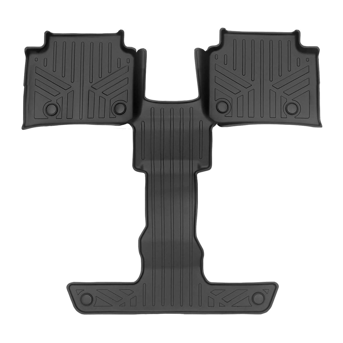 SMARTLINER Floor Liners for 2021-2026 Jeep Grand Cherokee L (2nd Row Bucket) with in between Coverage (No subwoofer)