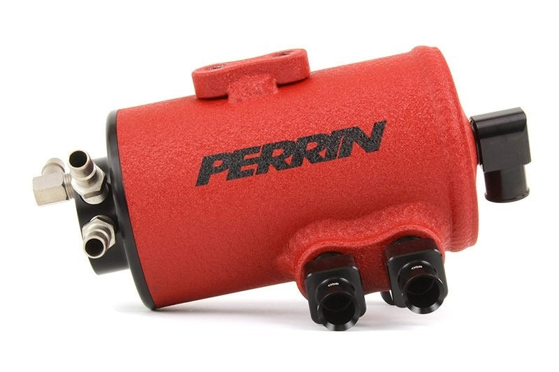 PERRIN Air Oil Separator (Red) - 2002-2014 Subaru WRX / 2004-2021 STI