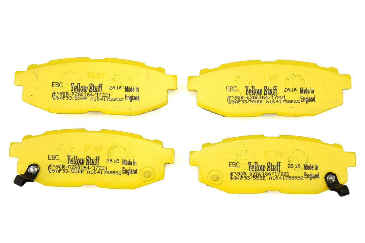 EBC Yellowstuff Brake Pads (Rear) - 2013-2026 Subaru BRZ / Toyota GT/GR86 / Scion FR-S (W/ Vented Rear Rotors)