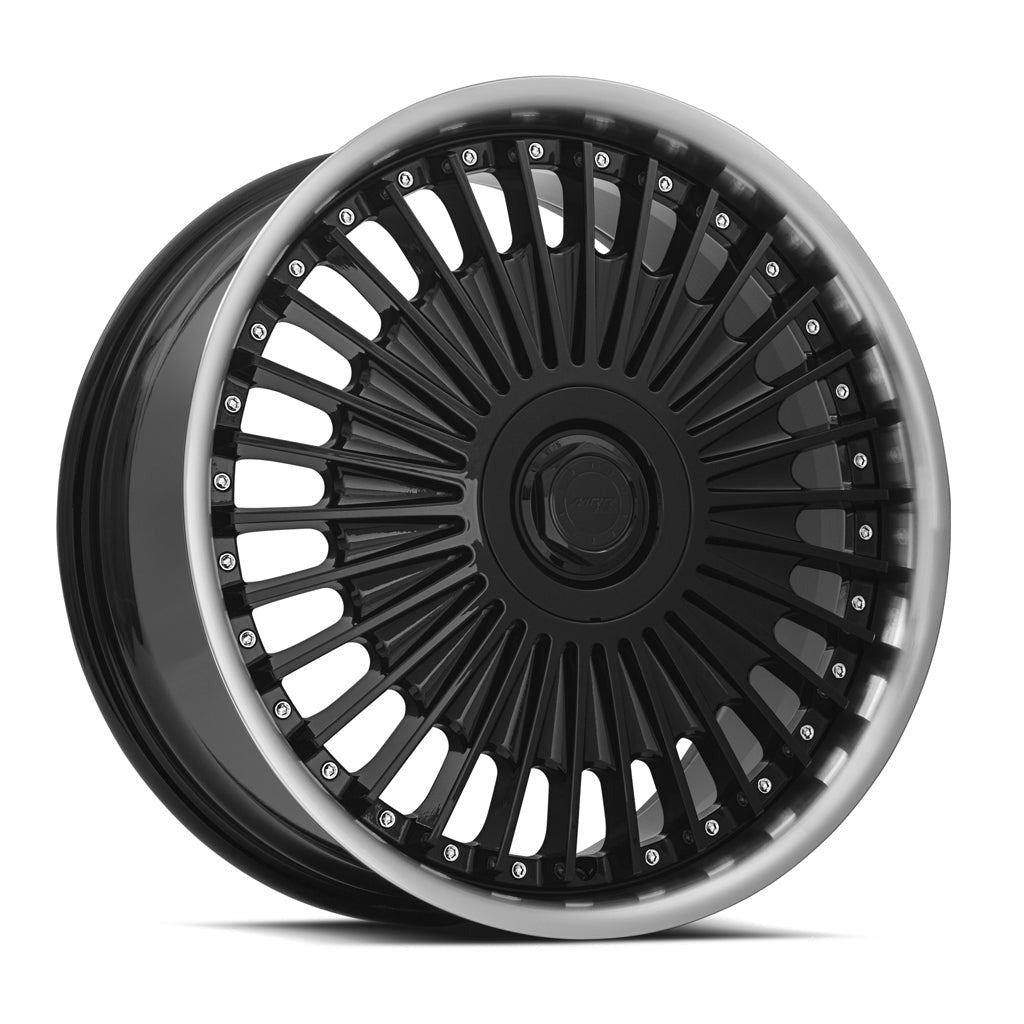 MRR VP4 20" 5x112 Black Machined Lip