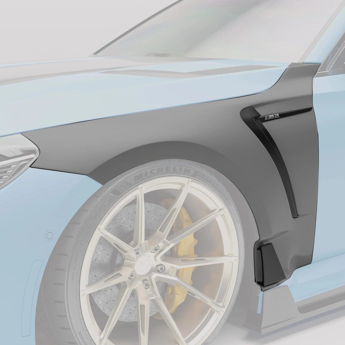 Revozport Carbon Fiber Side Fenders for BMW G87 M2