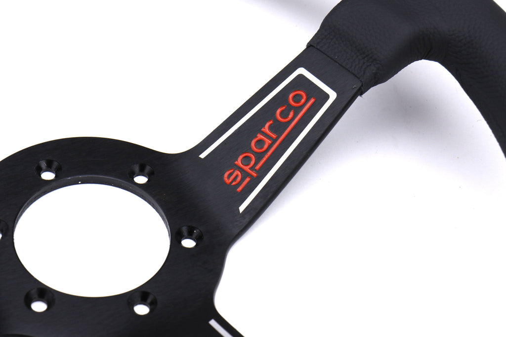 Sparco L575 Monza Leather Steering Wheel - Universal