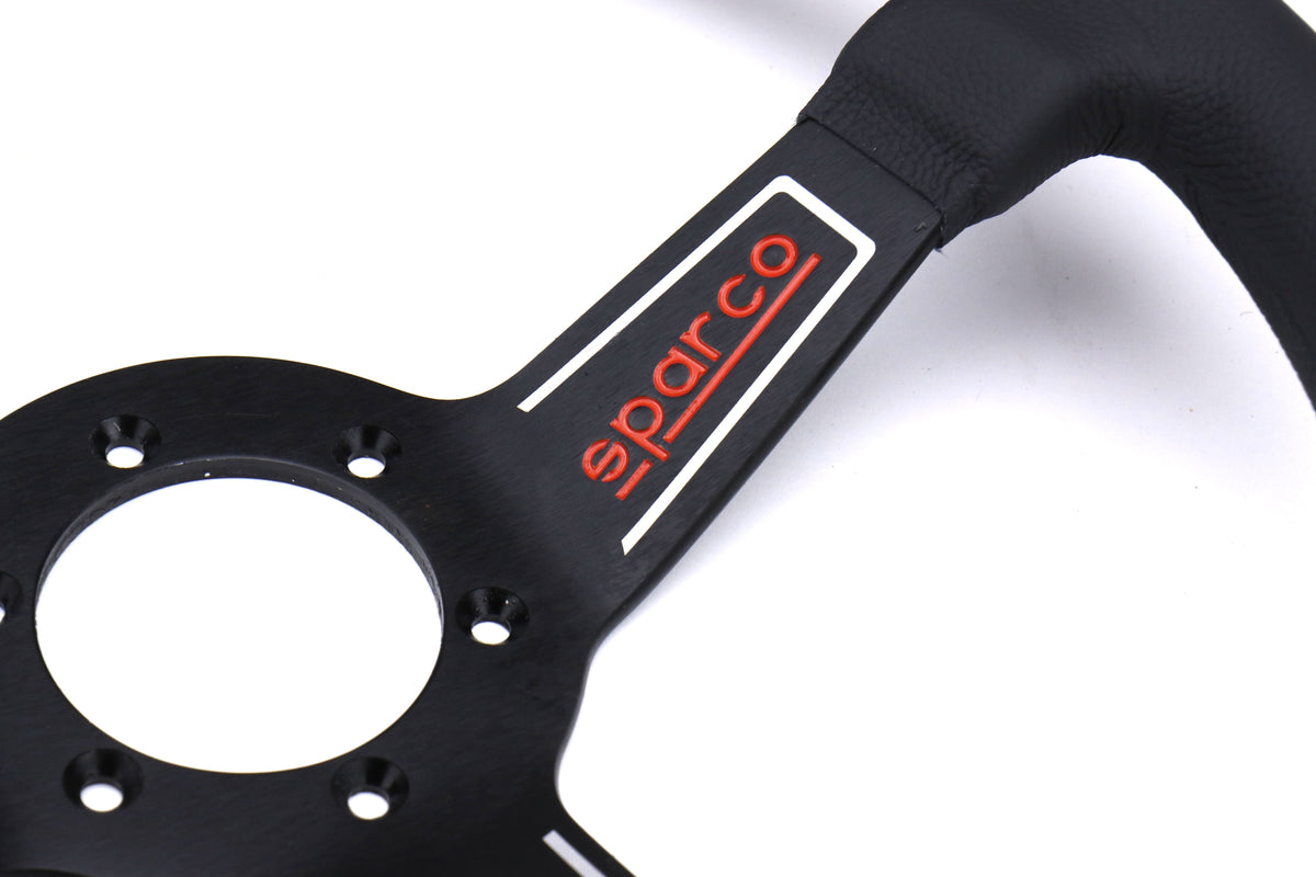 Sparco L575 Monza Leather Steering Wheel - Universal