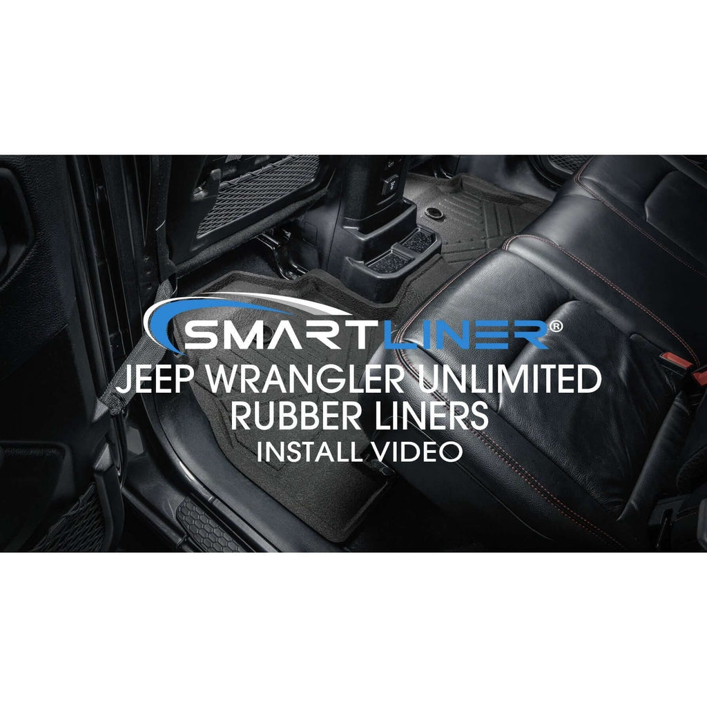 SMARTLINER Floor Liners for 2018-2024 Jeep Wrangler Unlimited