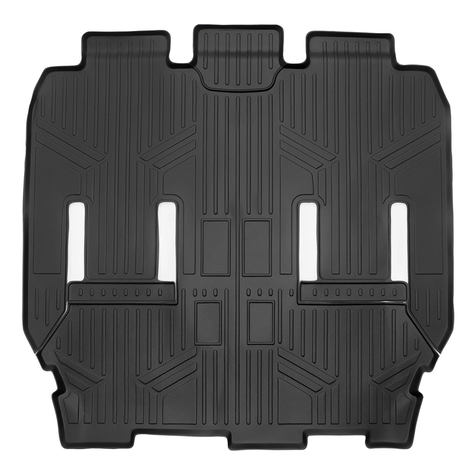 SMARTLINER Black 3 Row Liner Set & Cargo Liner Behind 3rd Row Compatible With 2021-2026 Chrysler Pacifica (Fits Pinnacle)