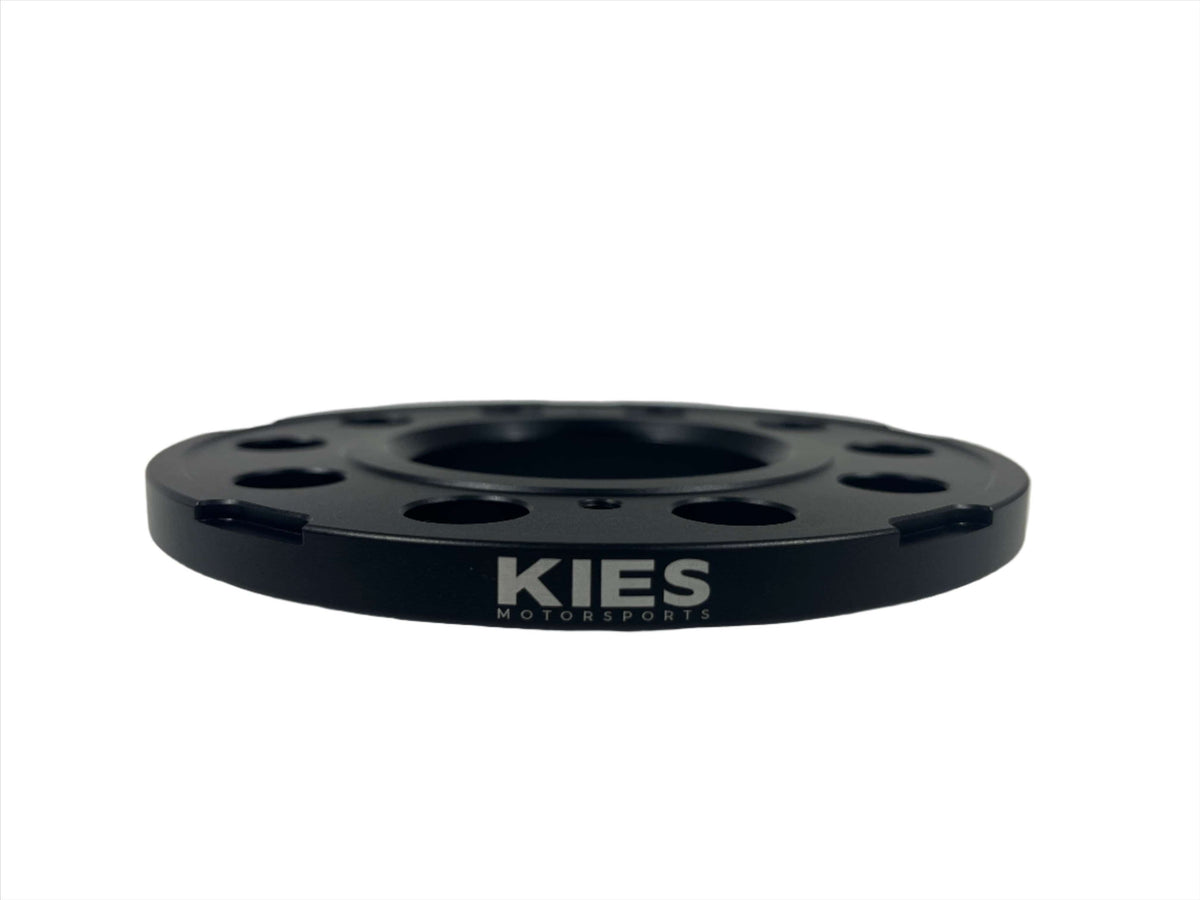 Kies Motorsports Porsche Macan / Cayenne Wheel Spacers 5 x 112 with 66.5mm Center Bore Black Finish (Set of 2)