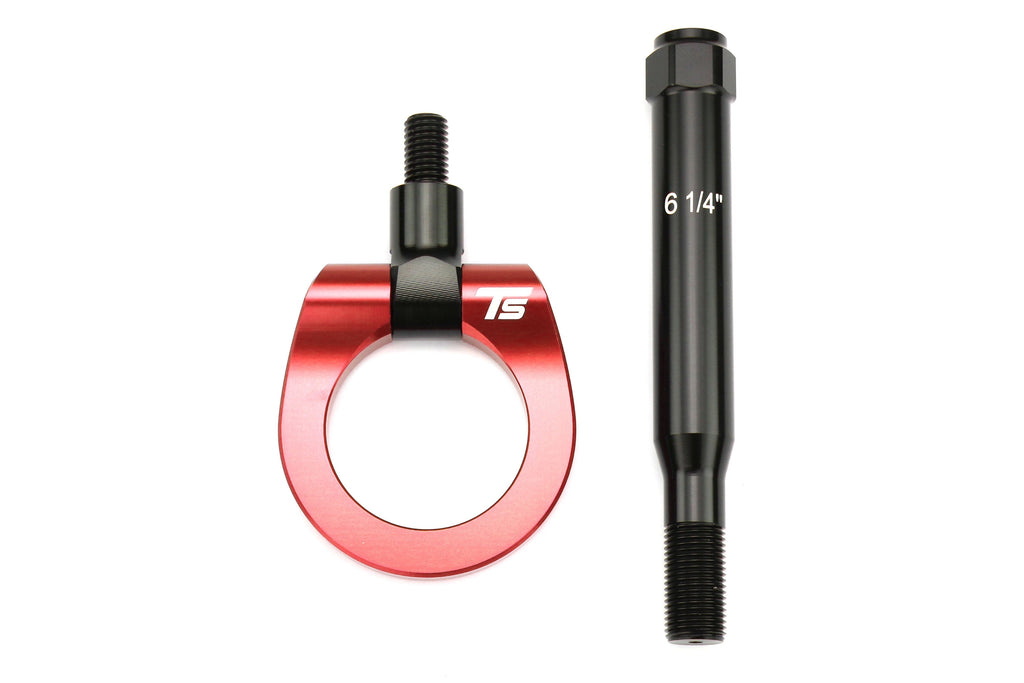 Torque Solution Rear Tow Hook Red - Scion FR-S 2013-2016 / Subaru BRZ 2013+ / Toyota 86 2017+
