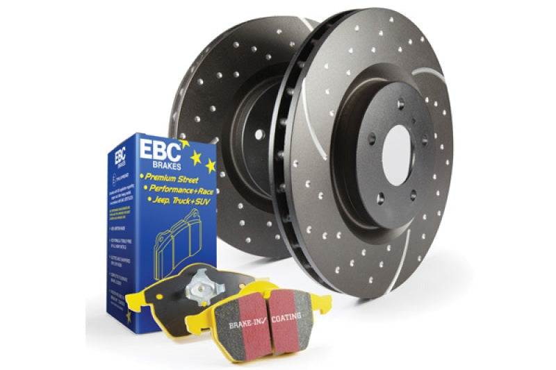 EBC S5K Yellowstuff Pad and GD Rotor Rear Kit - 2013-2026 Subaru BRZ / Toyota GT/GR86 / Scion FR-S (W/ Vented Rear Rotors)