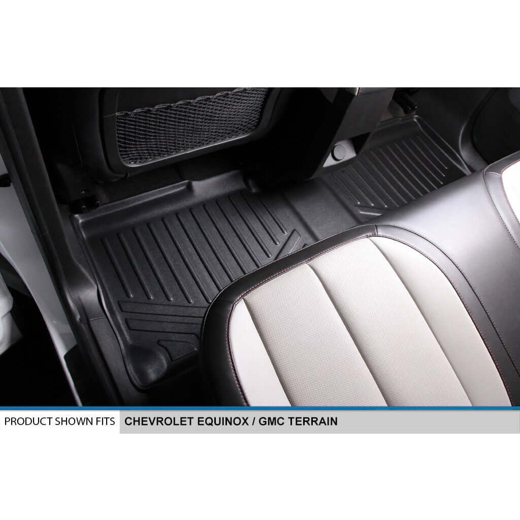 Smart TrimTM Floor Liners For 2010-2011 Equinox / Terrain (Dual Front Floor Hooks)