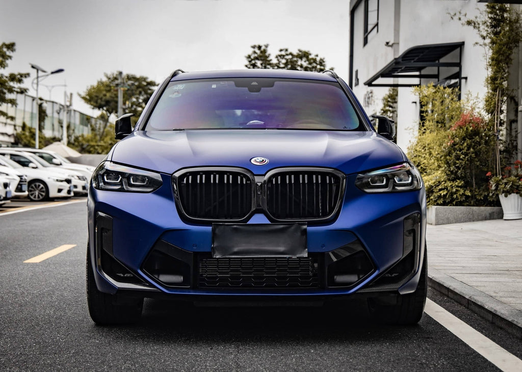 G01/G02 X3, X4 LCI Dual Slat Dry Carbon Grills