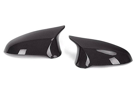 2014-2020 BMW M3 (F80) / M4 (F82) / M2 Competition (F87) OEM Replacement Dry Carbon Fiber Mirror Covers