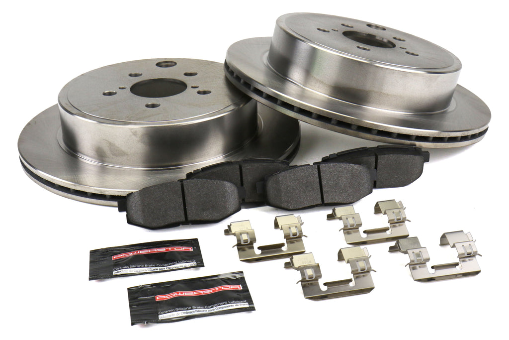 Power Stop Track Day Spec Brake Kit (Rear) - 2013-2016 Scion FR-S / 2013-2020 Subaru BRZ / 2010-2014 Outback / 2017-2019 Toyota 86