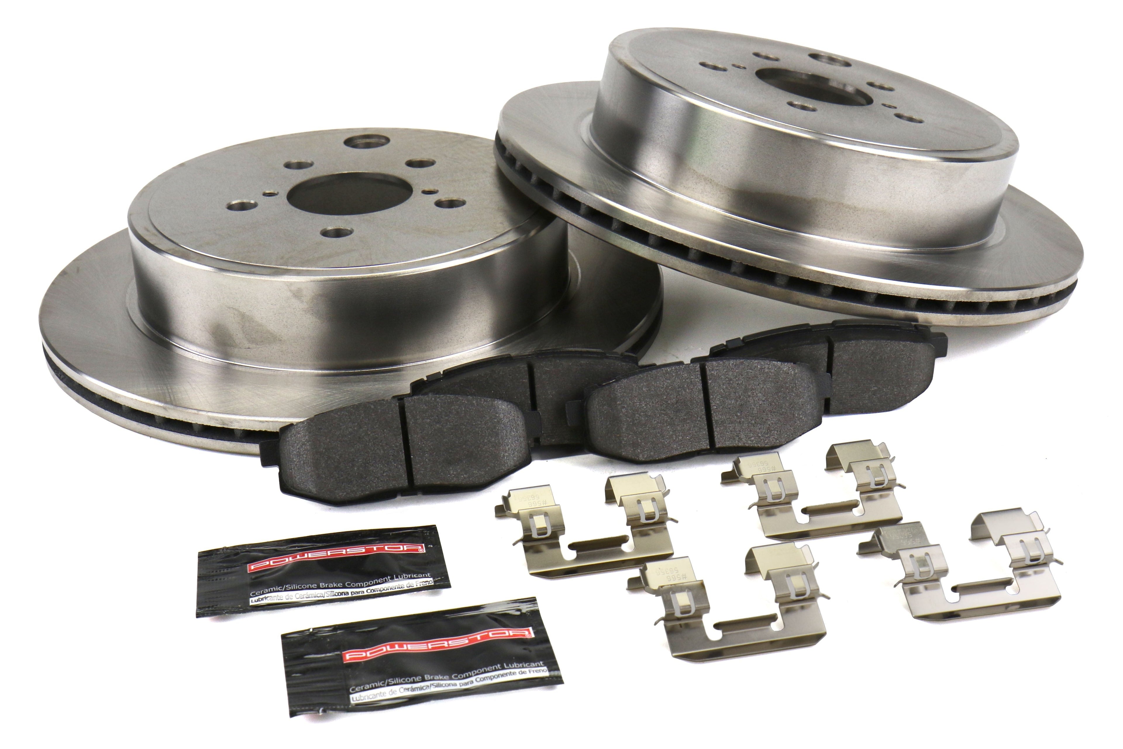 Power Stop Track Day Spec Brake Kit (Rear) - 2013-2016 Scion FR-S / 2013-2020 Subaru BRZ / 2010-2014 Outback / 2017-2019 Toyota 86