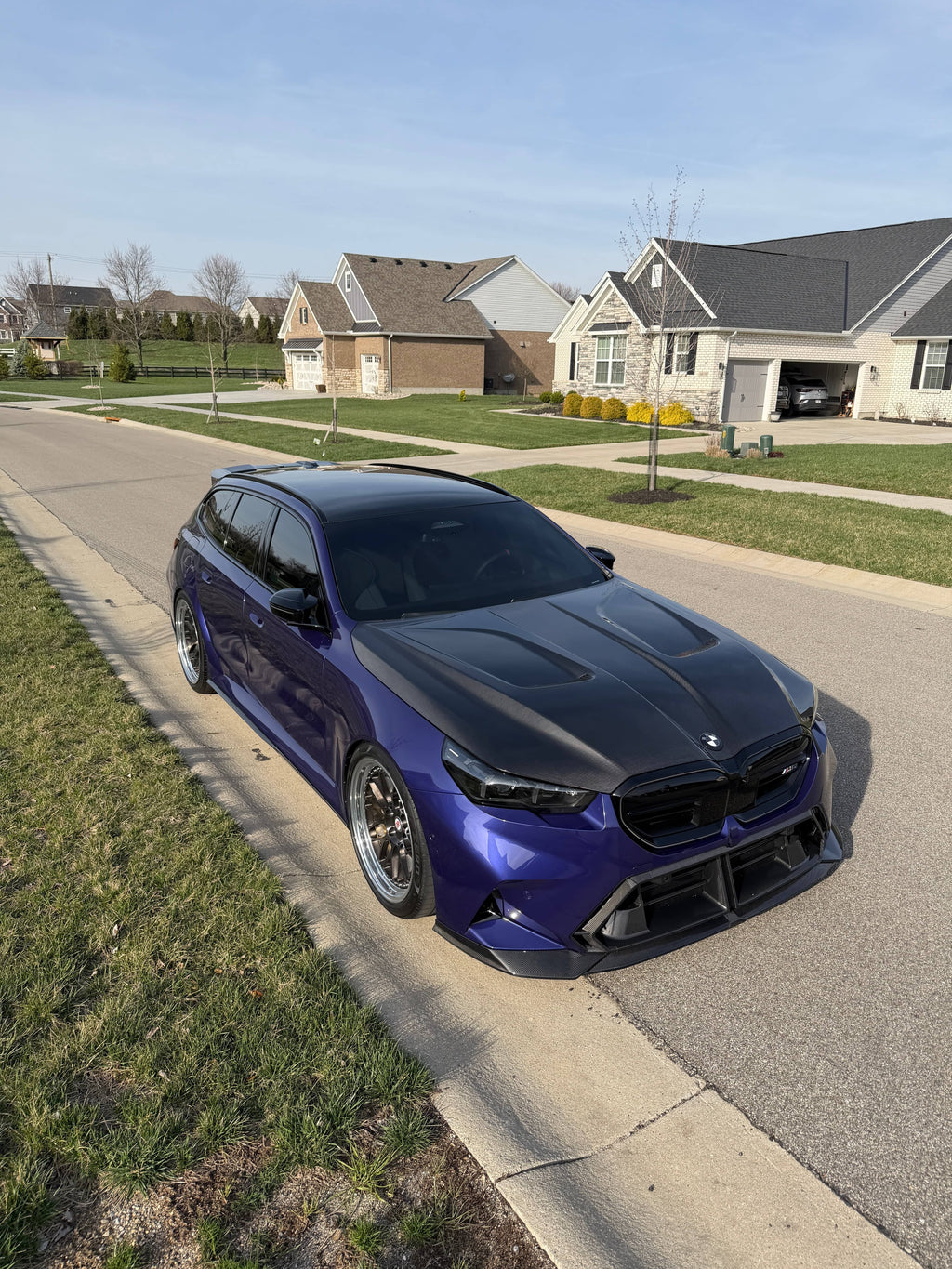 G90/G99 M5 SQ Style Dry Carbon Fiber Vented Hood