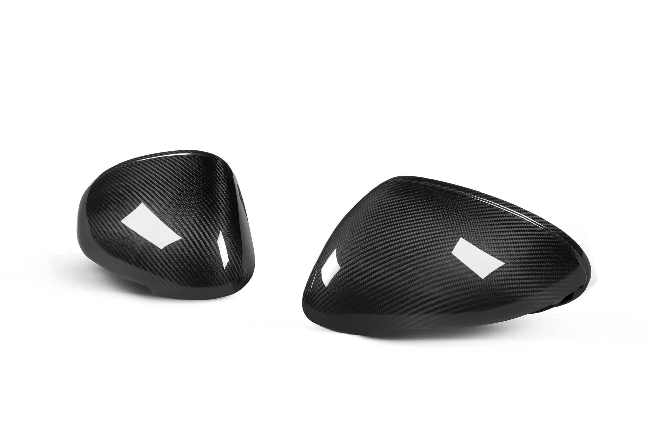 Macan 95B OEM Style Dry Carbon Fiber Mirror Cap With or Without Lane Assist