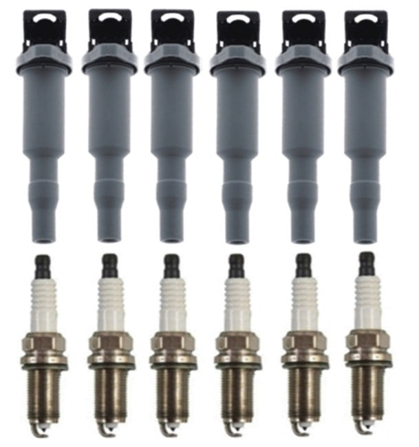 BMW E90/E92/E93 3-Series Engine Ignition Coil & Plug Kit By Bosch 12138657273