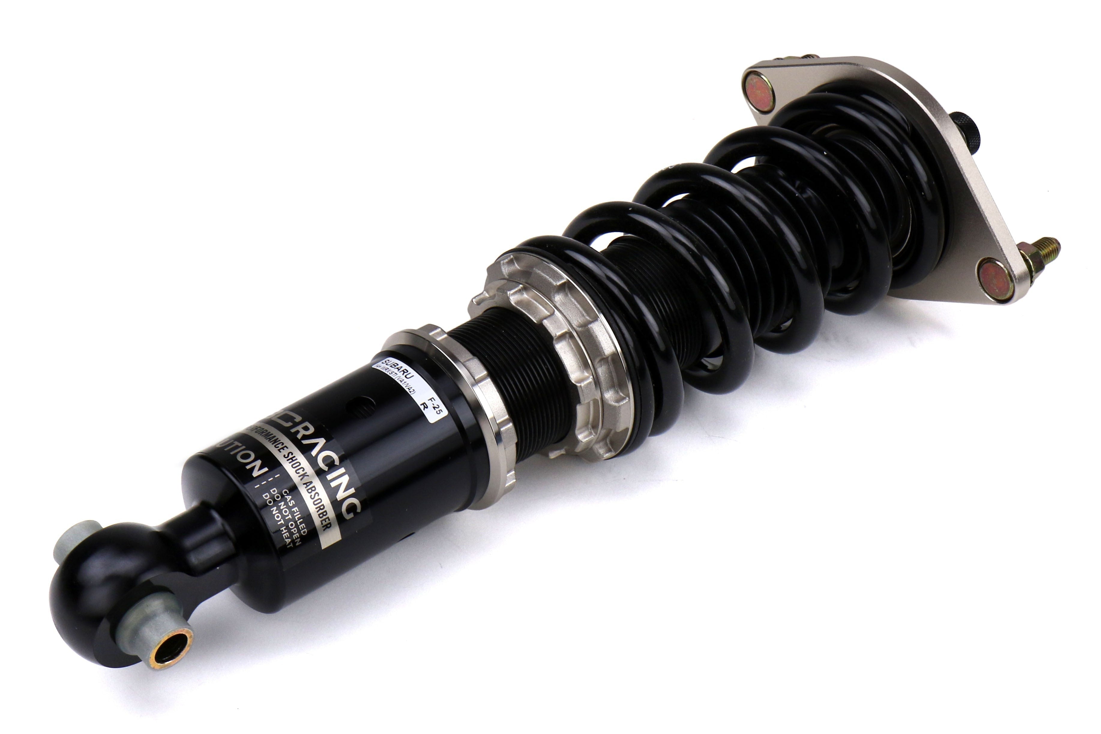 BC Racing BR Coilovers Extreme Low w/ Default Springs (9K Front / 9K Rear) - 2015-2021 Subaru WRX / STI